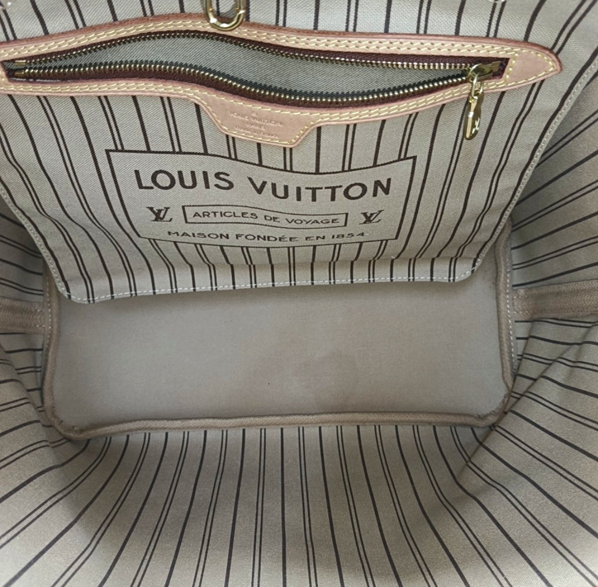 Louis Vuitton - Neverfull - Synthetic - Brown - (medium)