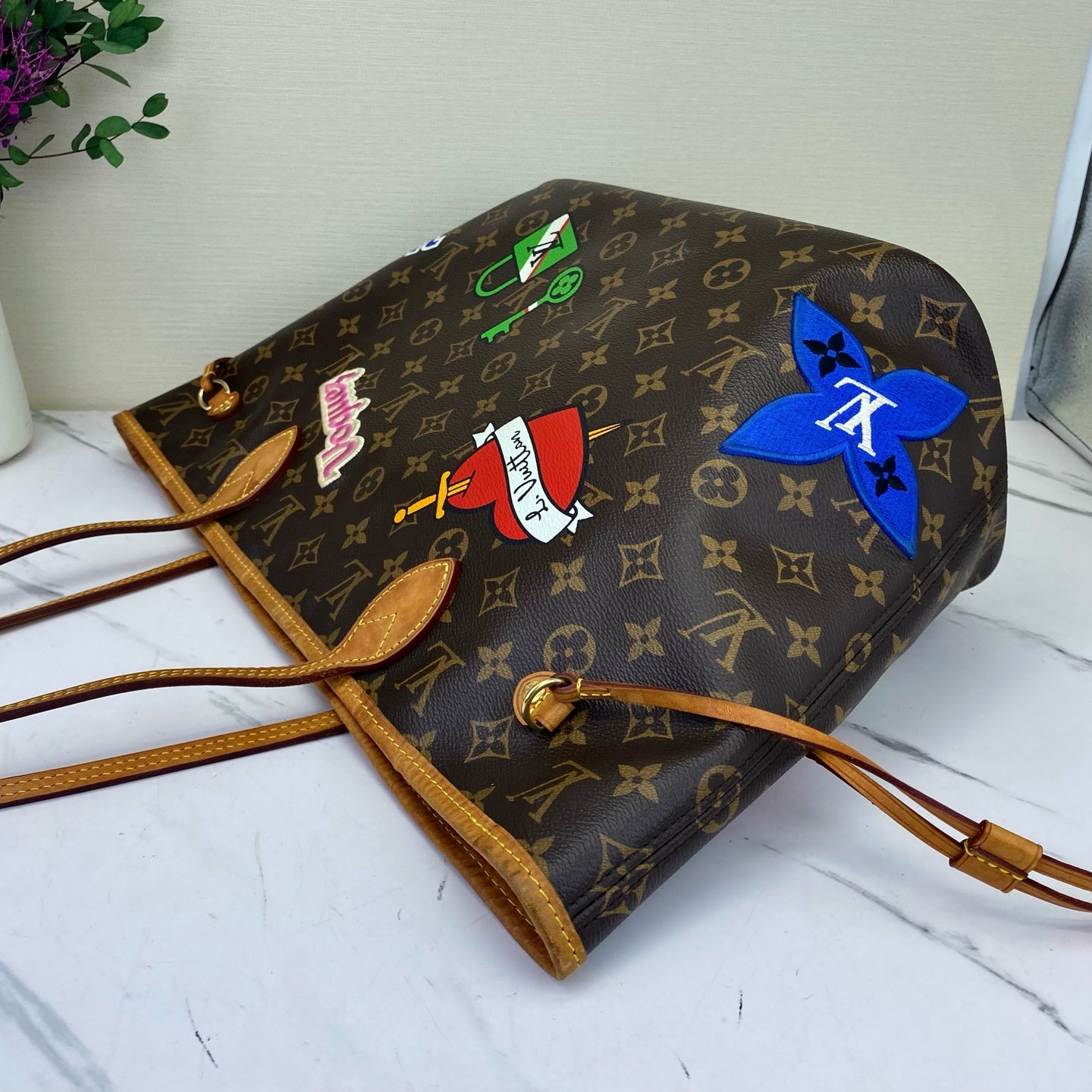 Louis Vuitton - Neverfull - Synthetic - Brown - (medium)