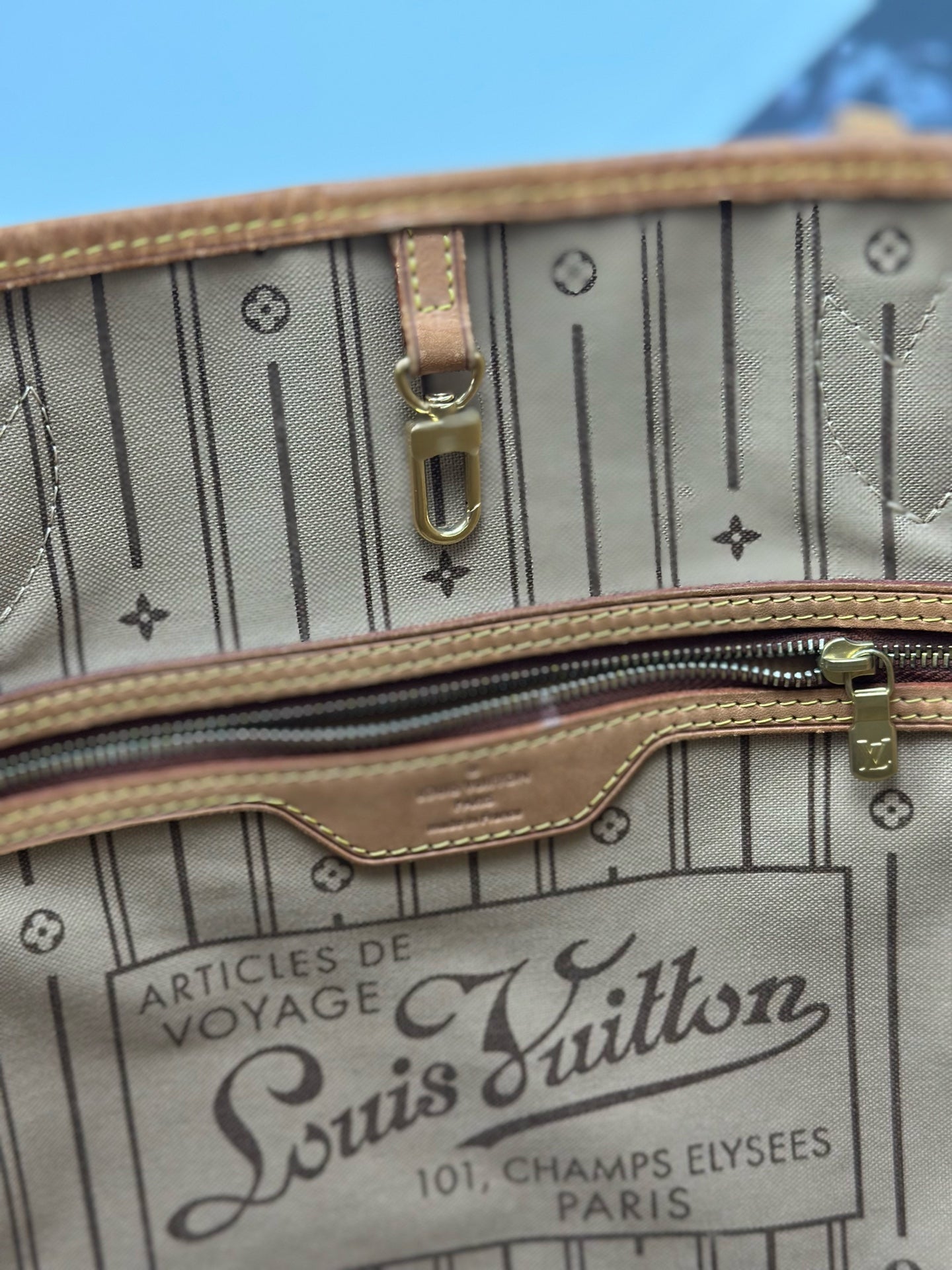 Louis Vuitton - Neverfull - Synthetic - Brown - (medium)