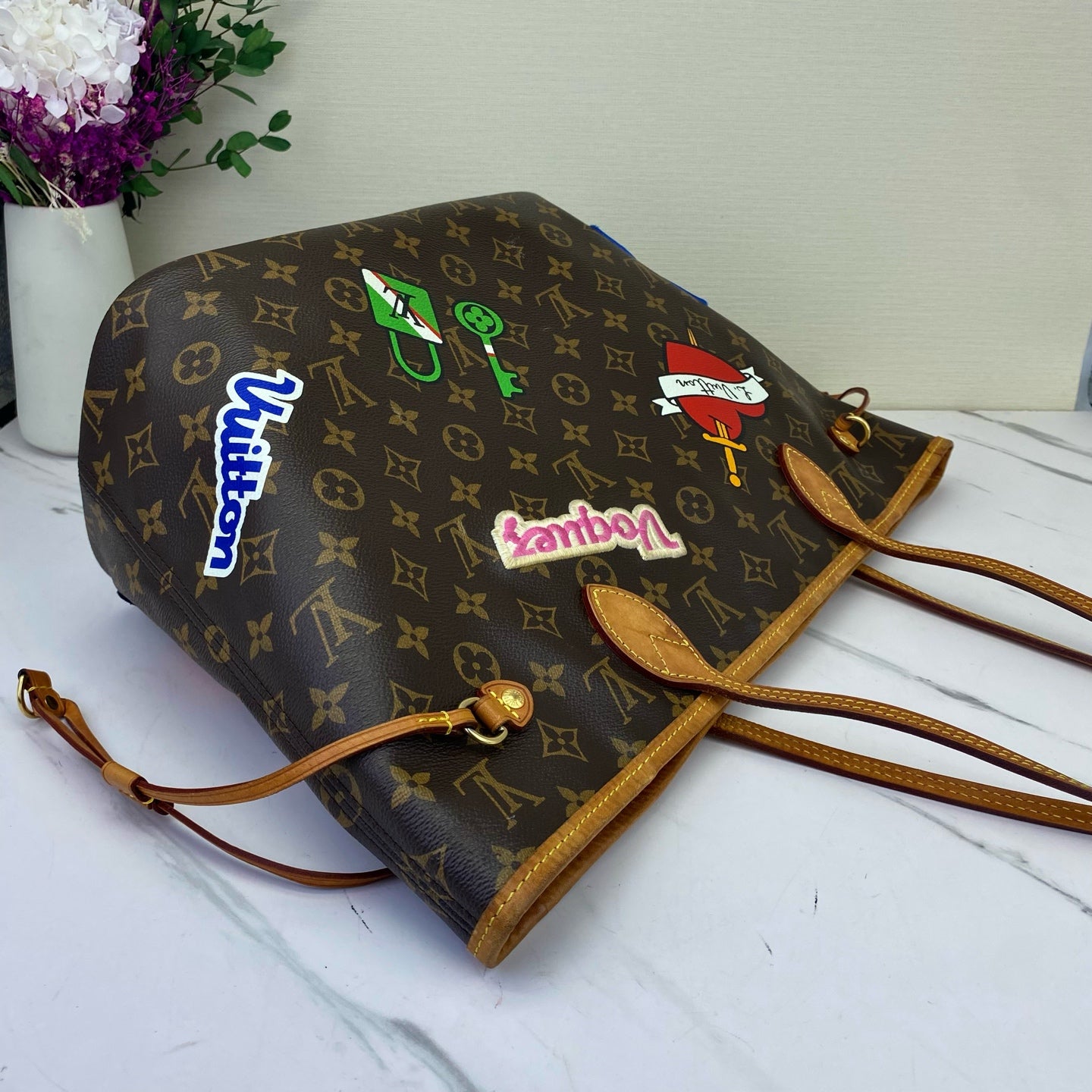 Louis Vuitton - Neverfull - Synthetic - Brown - (medium)