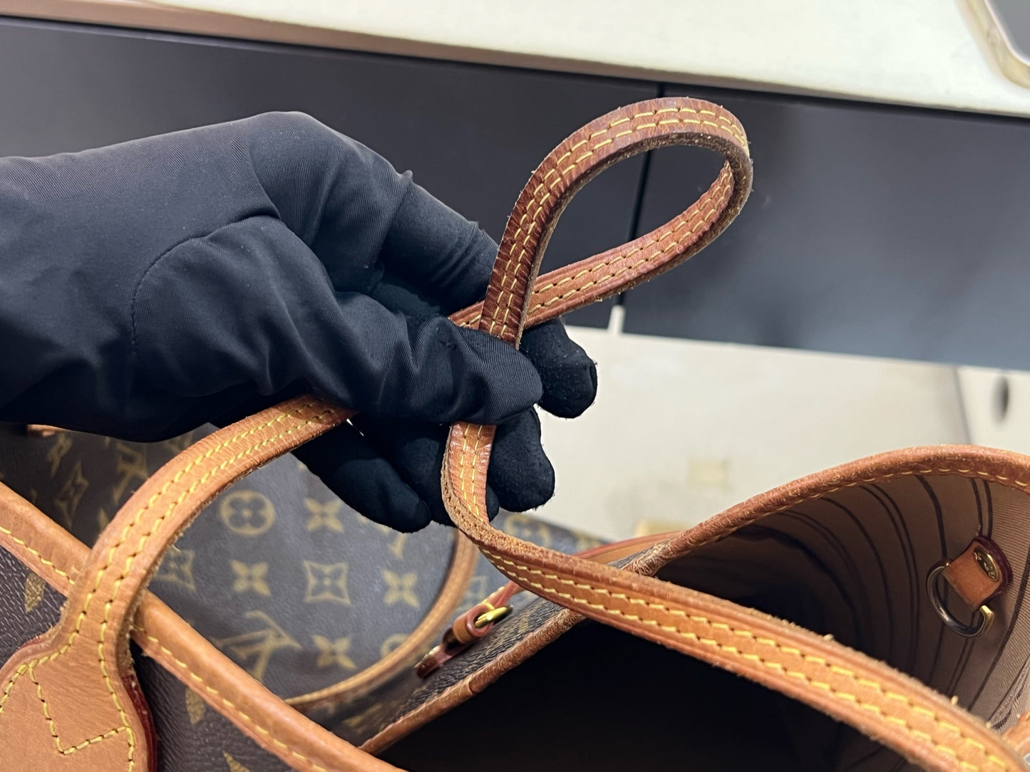 Louis Vuitton - Neverfull - Synthetic - Brown - (Medium)