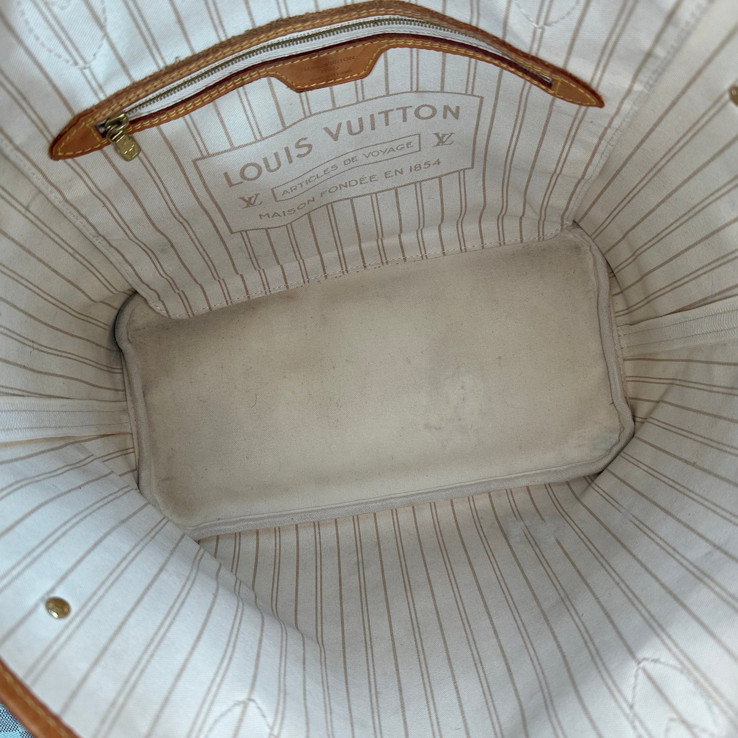 Louis Vuitton - Neverfull - Synthetic - White - (medium)