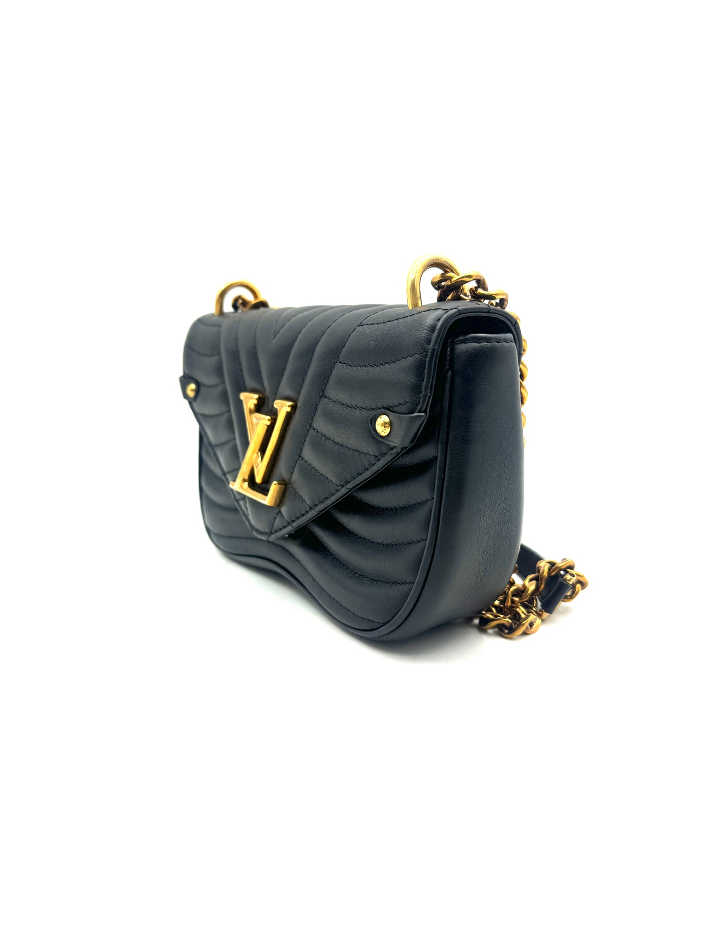 Louis Vuitton - New Wave Chain Bag - Cowhide leather - Black - (Mini)