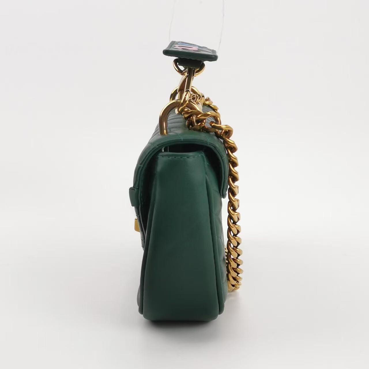 Louis Vuitton - New Wave Chain Bag M58664 - Calfskin leather - Green with Gold-Tone Hardware - (small)