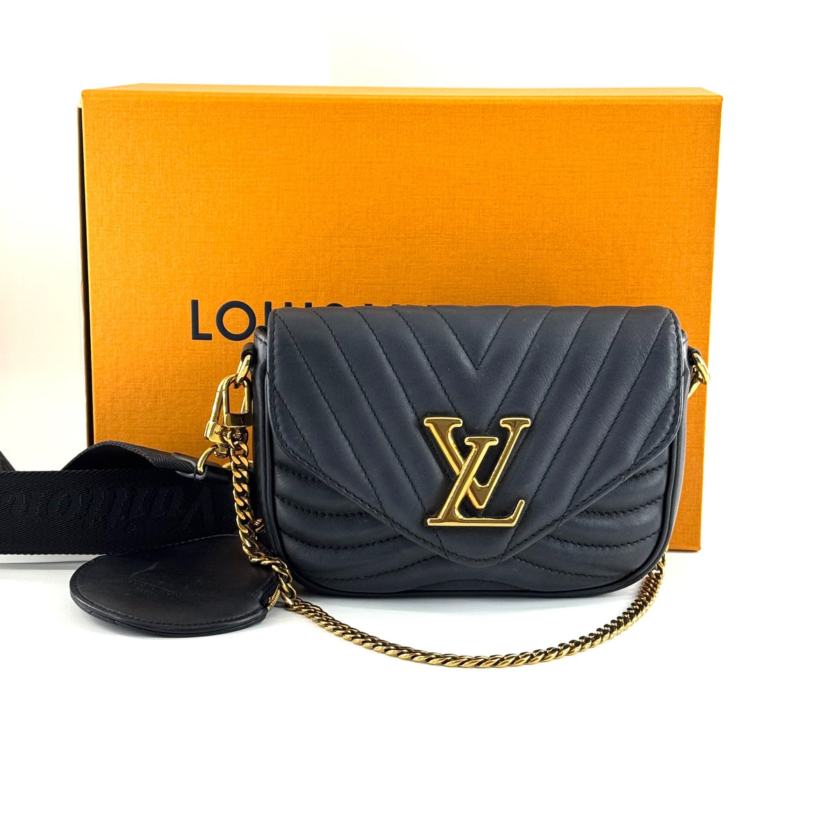 Louis Vuitton - New Wave Multi-Pochette - Leather - Black - (mini)