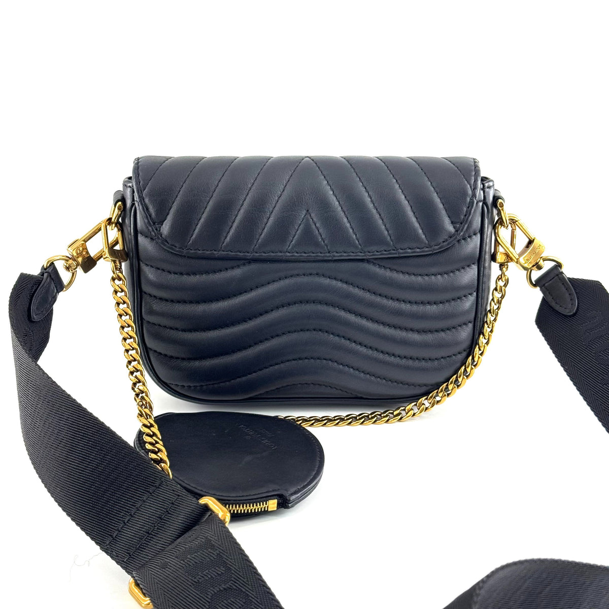 Louis Vuitton - New Wave Multi-Pochette - Leather - Black - (mini)