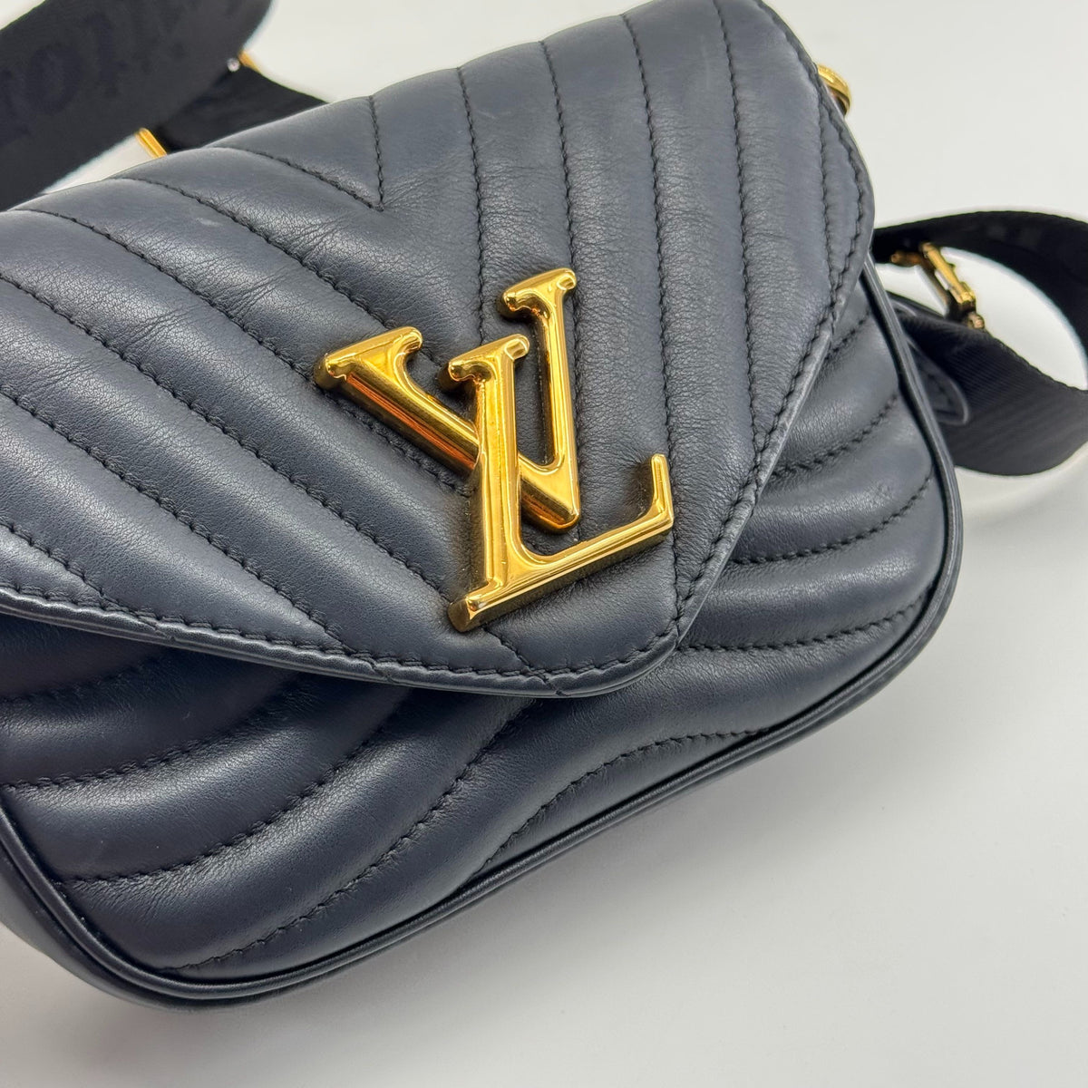 Louis Vuitton - New Wave Multi-Pochette - Leather - Black - (mini)