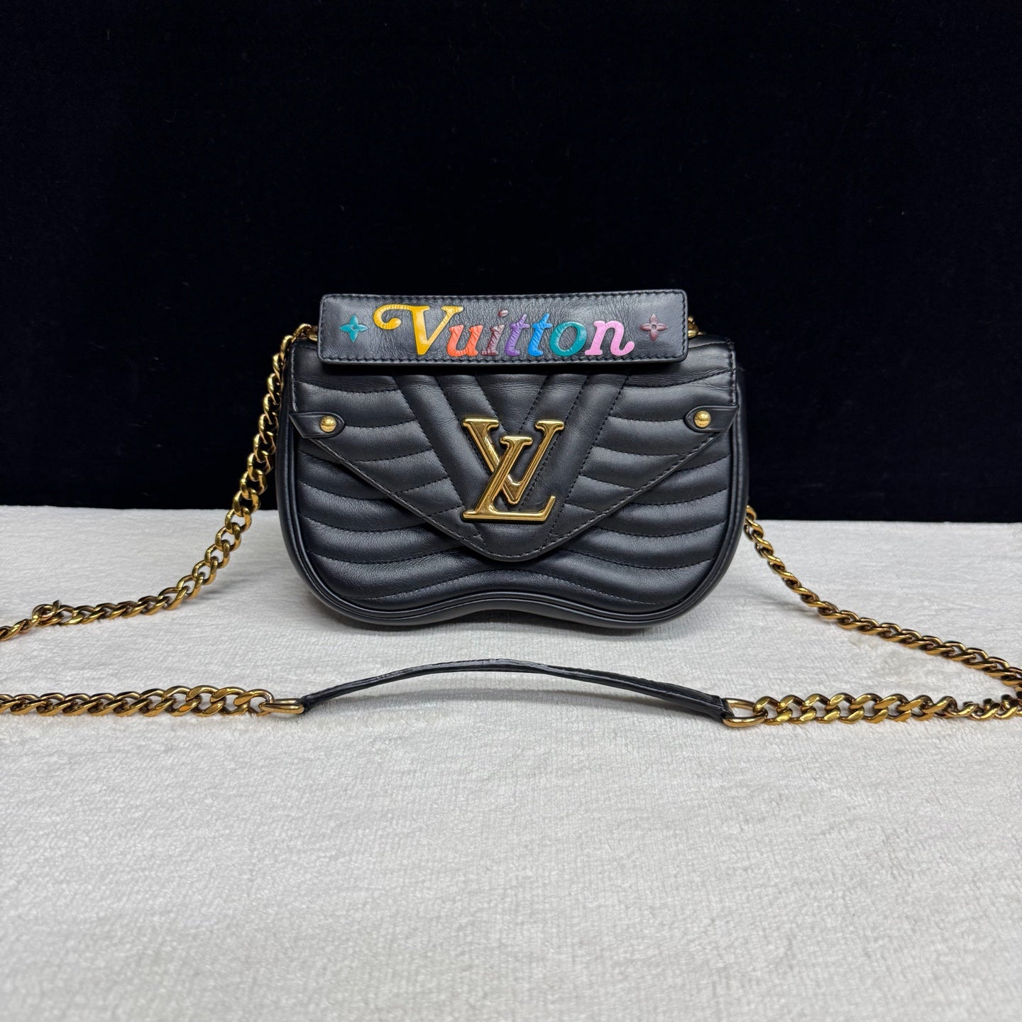 Louis Vuitton - New Wave Small Bag - Leather - Black - (small)