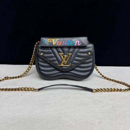 Louis Vuitton - New Wave Small Bag - Leather - Black - (small)