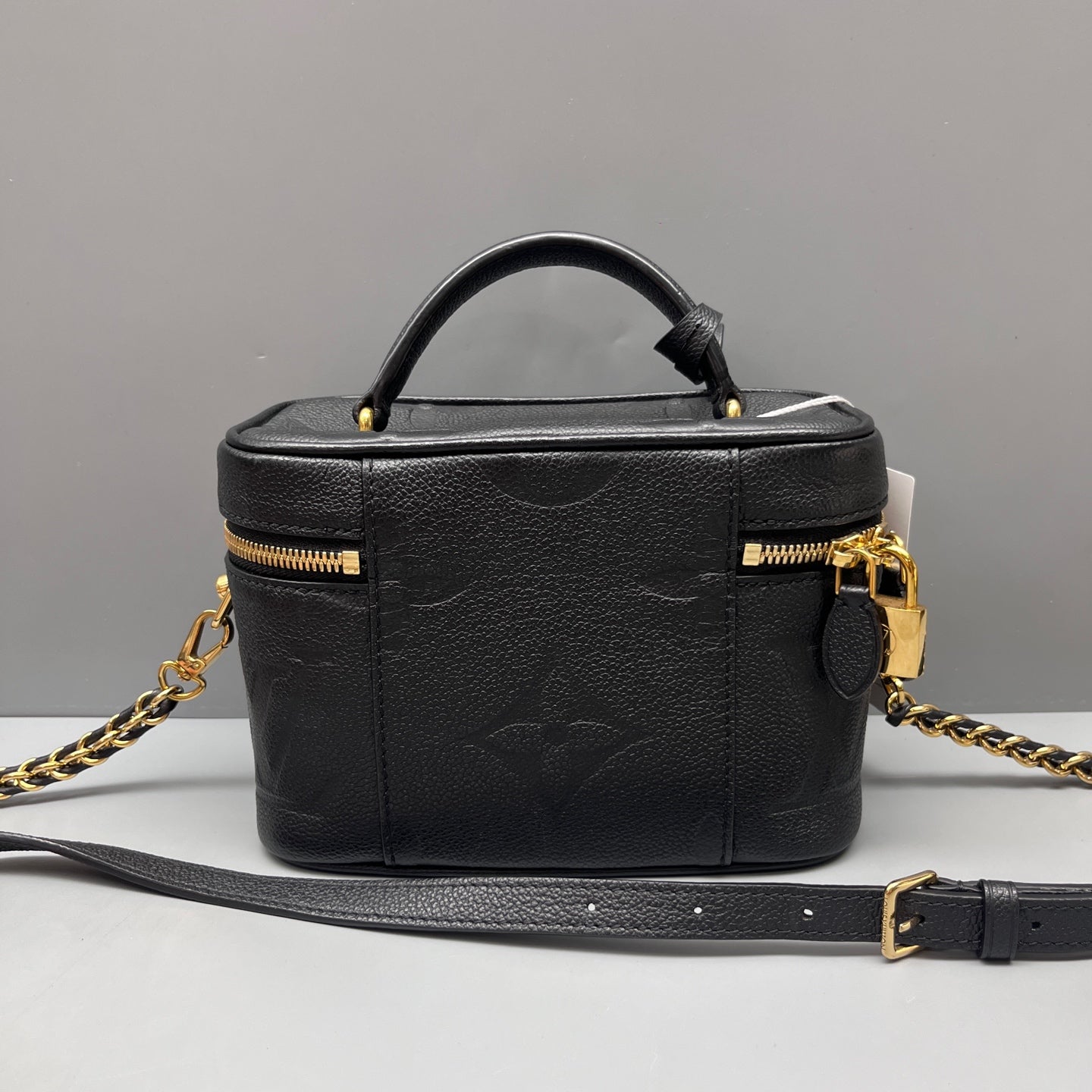 Louis Vuitton - Nice Mini Vanity Bag - Grained leather - Black - (Small)