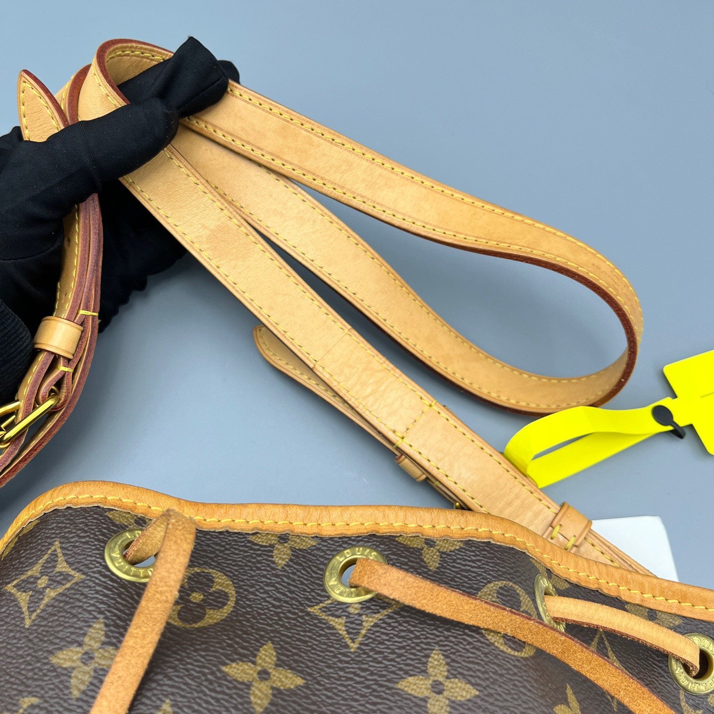 Louis Vuitton - Noé BB - Monogram coated canvas with natural Vachetta leather trim - Brown - (mini)