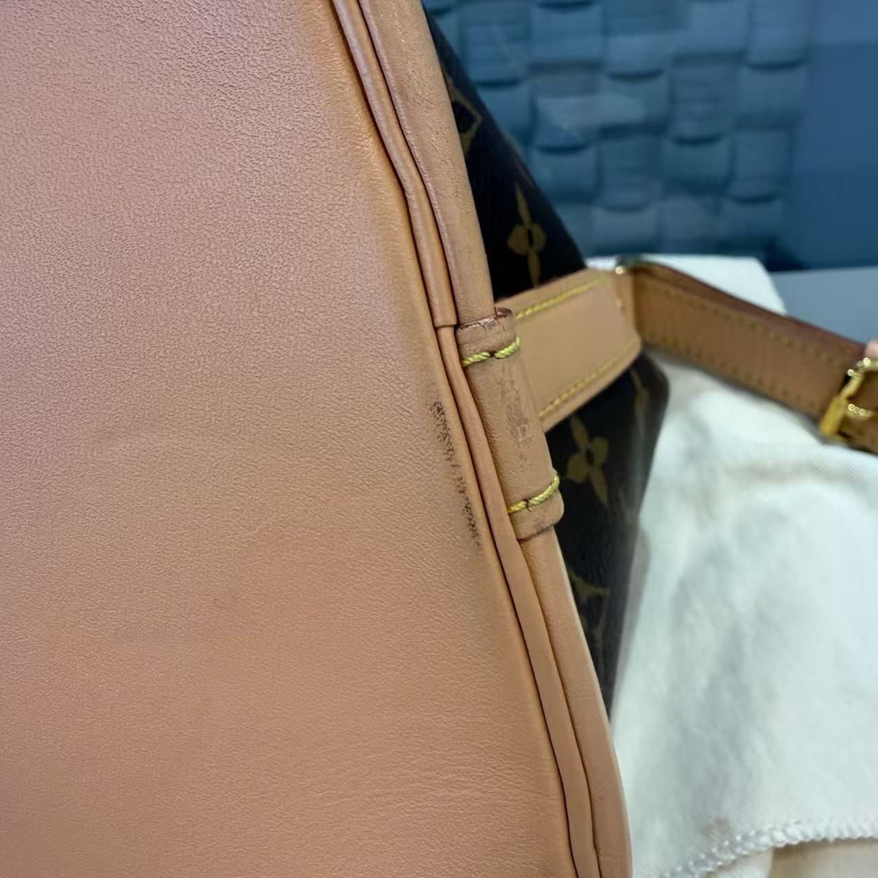 Louis Vuitton - Noe BB - Monogram coated canvas with vachetta leather trim - Brown - (small)