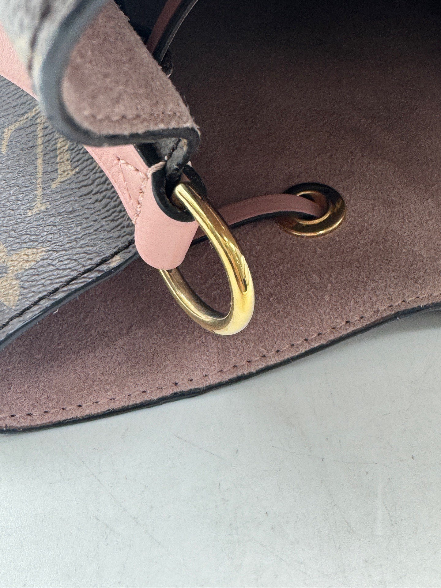 Louis Vuitton - Noé Noé - Monogram coated canvas with cowhide leather trim - Brown - (medium)