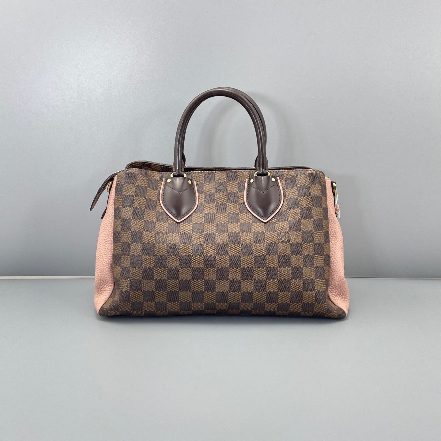 Louis Vuitton - Normandy - Damier Ebene coated canvas and grained leather - Brown and Pink - (Medium)