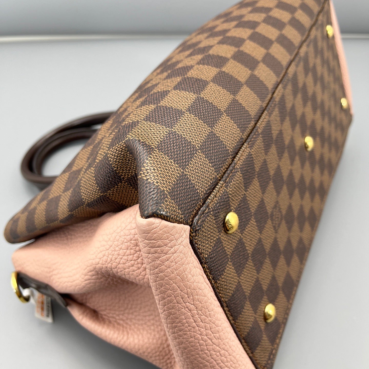 Louis Vuitton - Normandy - Damier Ebene coated canvas and grained leather - Brown and Pink - (Medium)