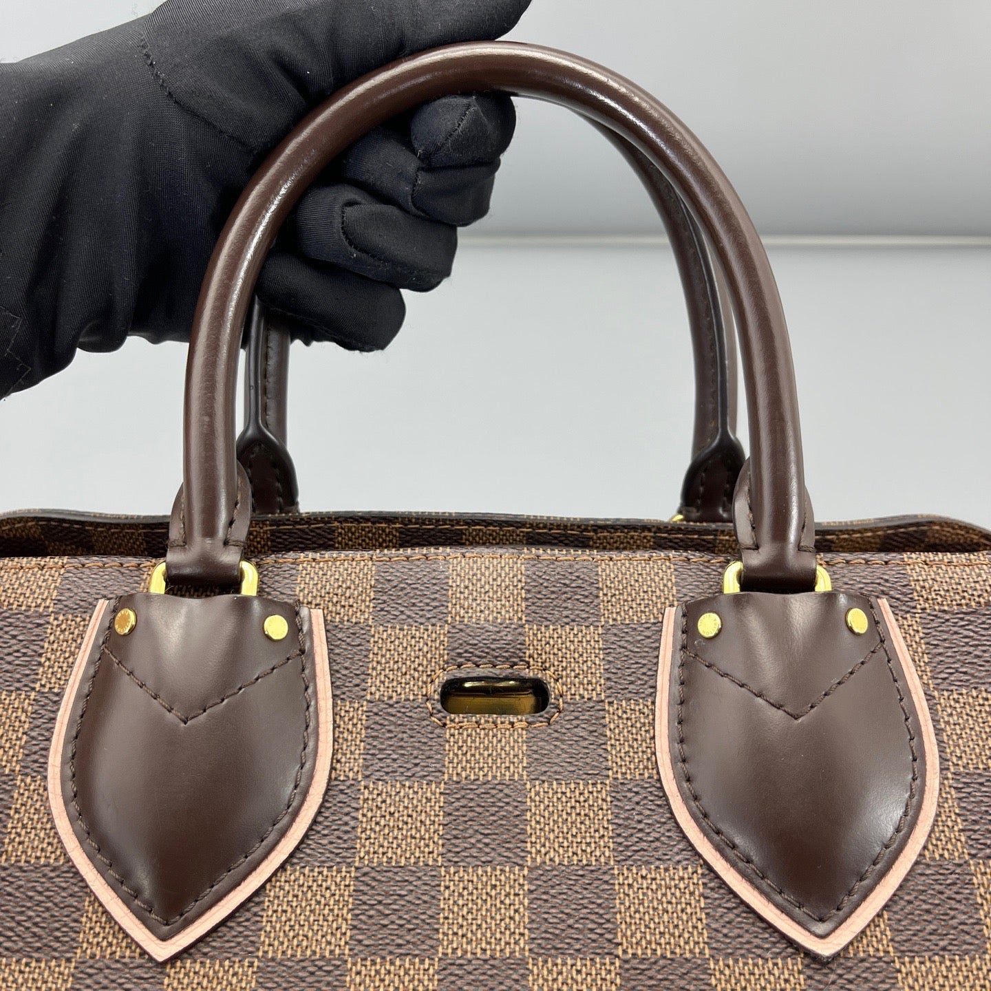 Louis Vuitton - Normandy - Damier Ebene coated canvas and grained leather - Brown and Pink - (Medium)