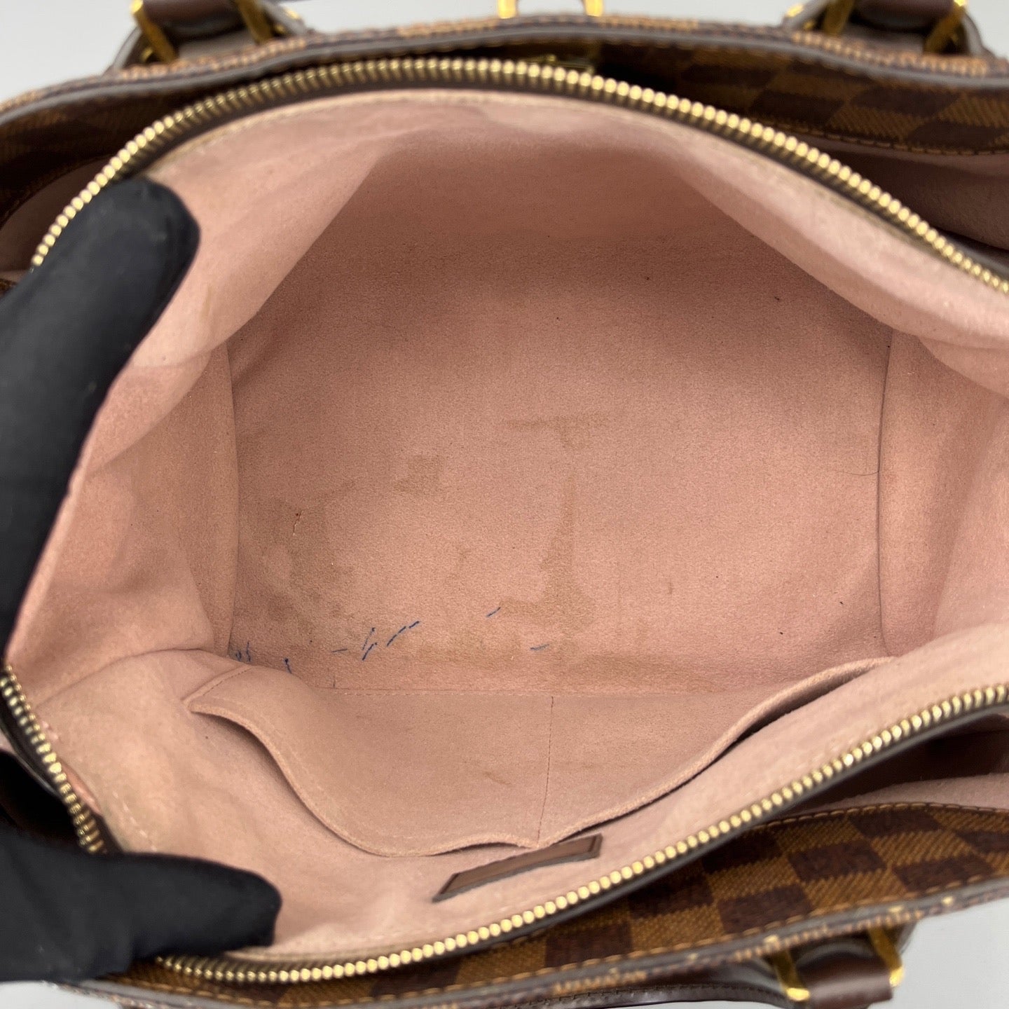 Louis Vuitton - Normandy - Damier Ebene coated canvas and grained leather - Brown and Pink - (Medium)