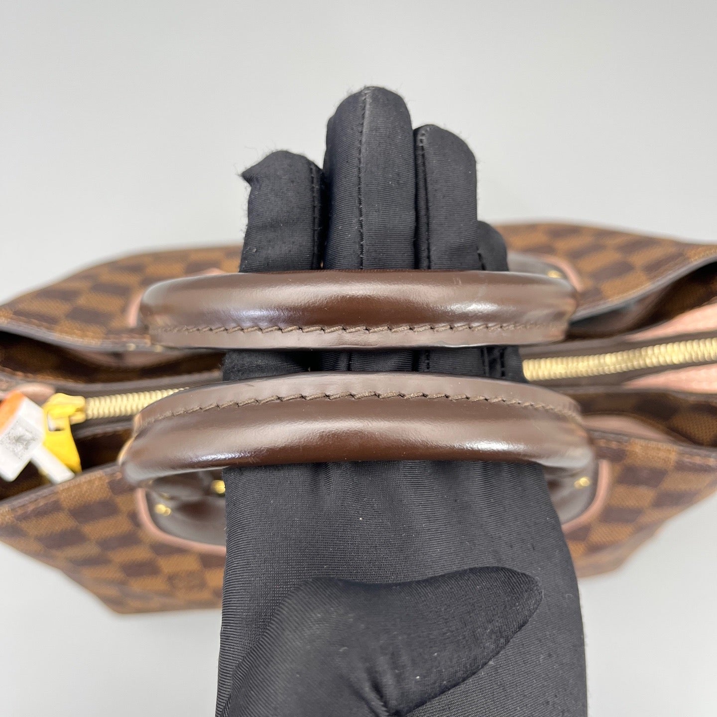 Louis Vuitton - Normandy - Damier Ebene coated canvas and grained leather - Brown and Pink - (Medium)