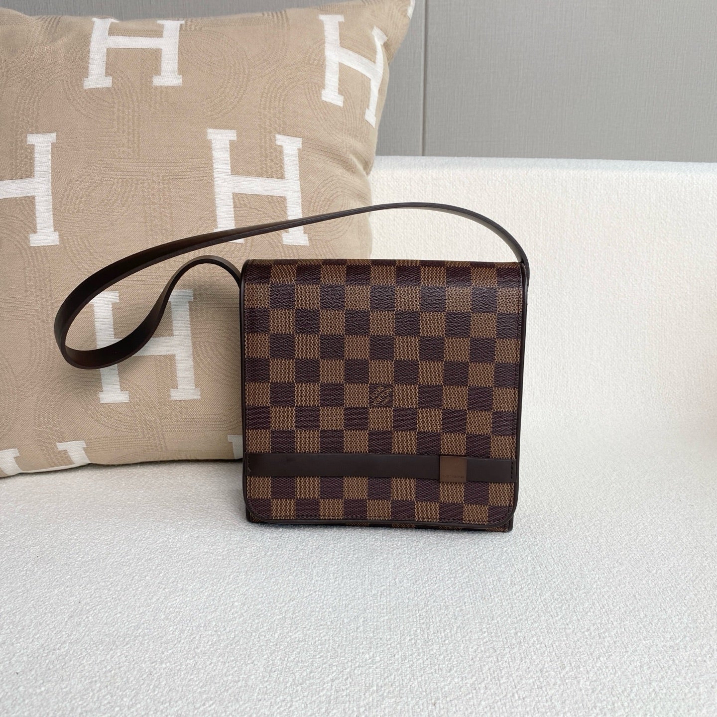 Louis Vuitton - Omotesando Box Shoulder Bag - Leather - Brown - (mini)