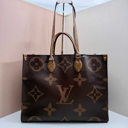 Louis Vuitton - Onthego - Cloth - Brown - (large)