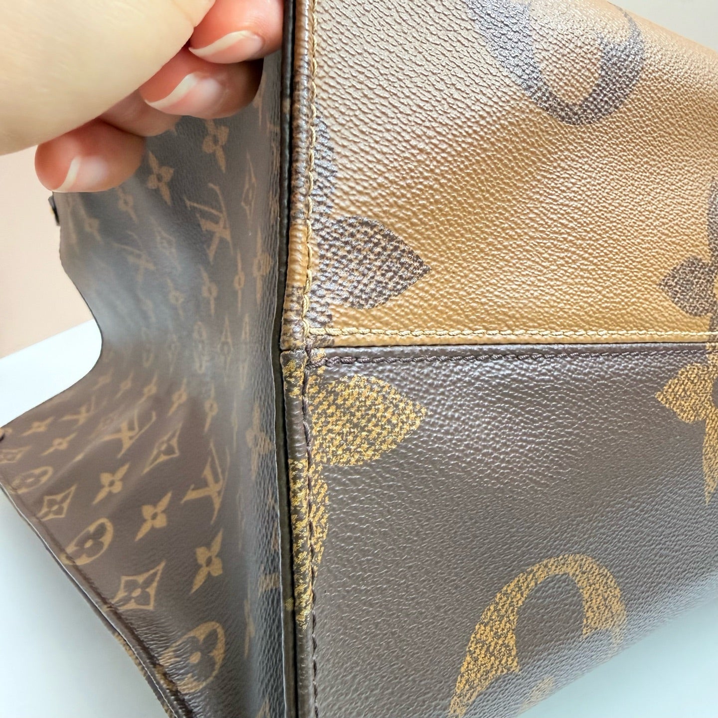 Louis Vuitton - Onthego - Cloth - Brown - (large)
