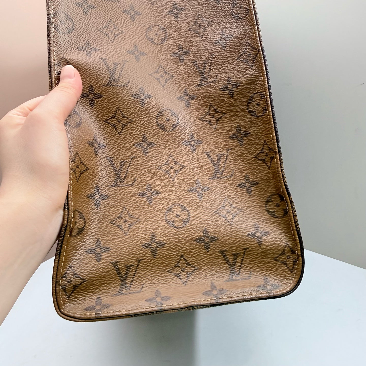 Louis Vuitton - Onthego - Cloth - Brown - (large)