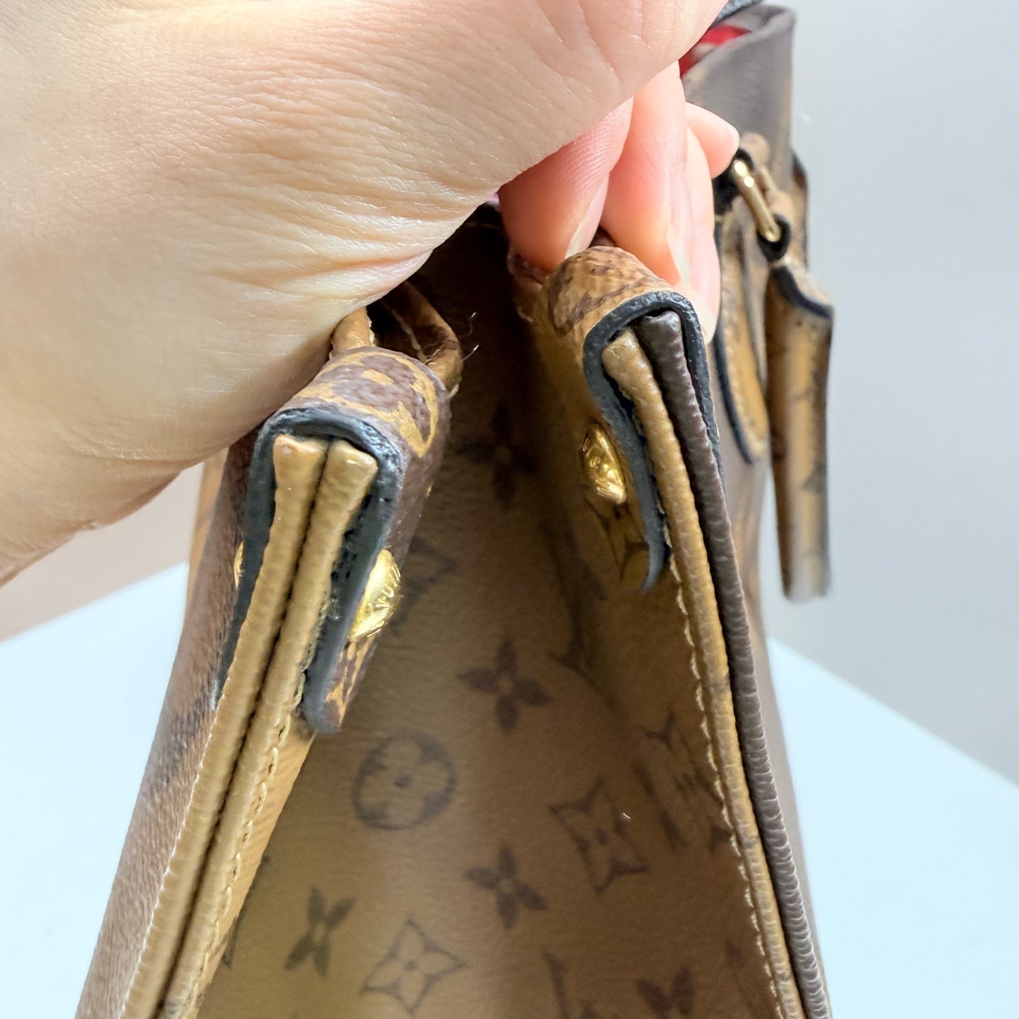 Louis Vuitton - Onthego - Cloth - Brown - (large)
