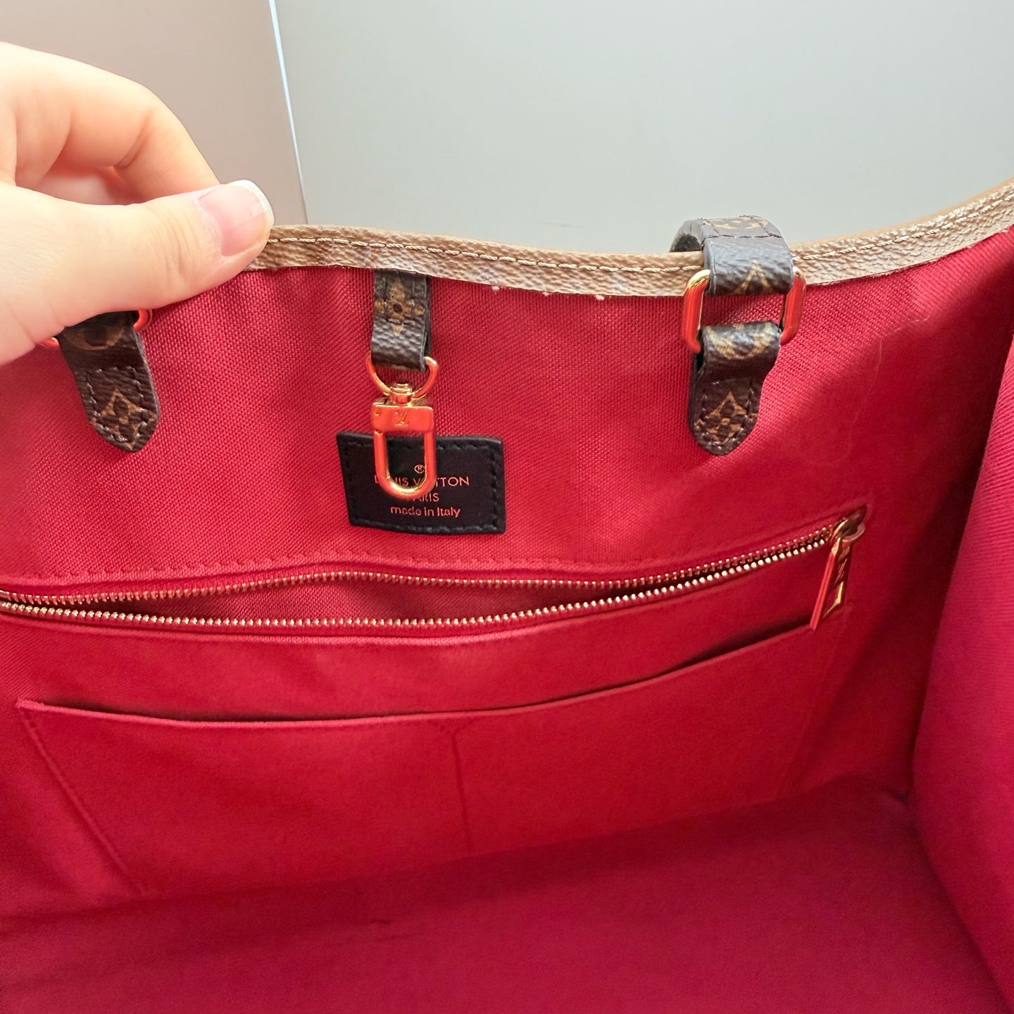Louis Vuitton - Onthego - Cloth - Brown - (large)