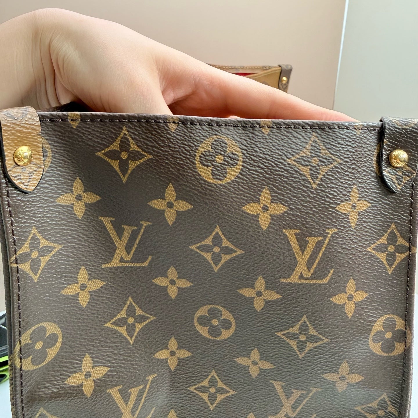 Louis Vuitton - Onthego - Cloth - Brown - (large)