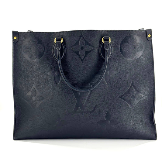 Louis Vuitton - OnTheGo GM - Monogram Empreinte leather - Black with Gold-Tone Hardware - (large)
