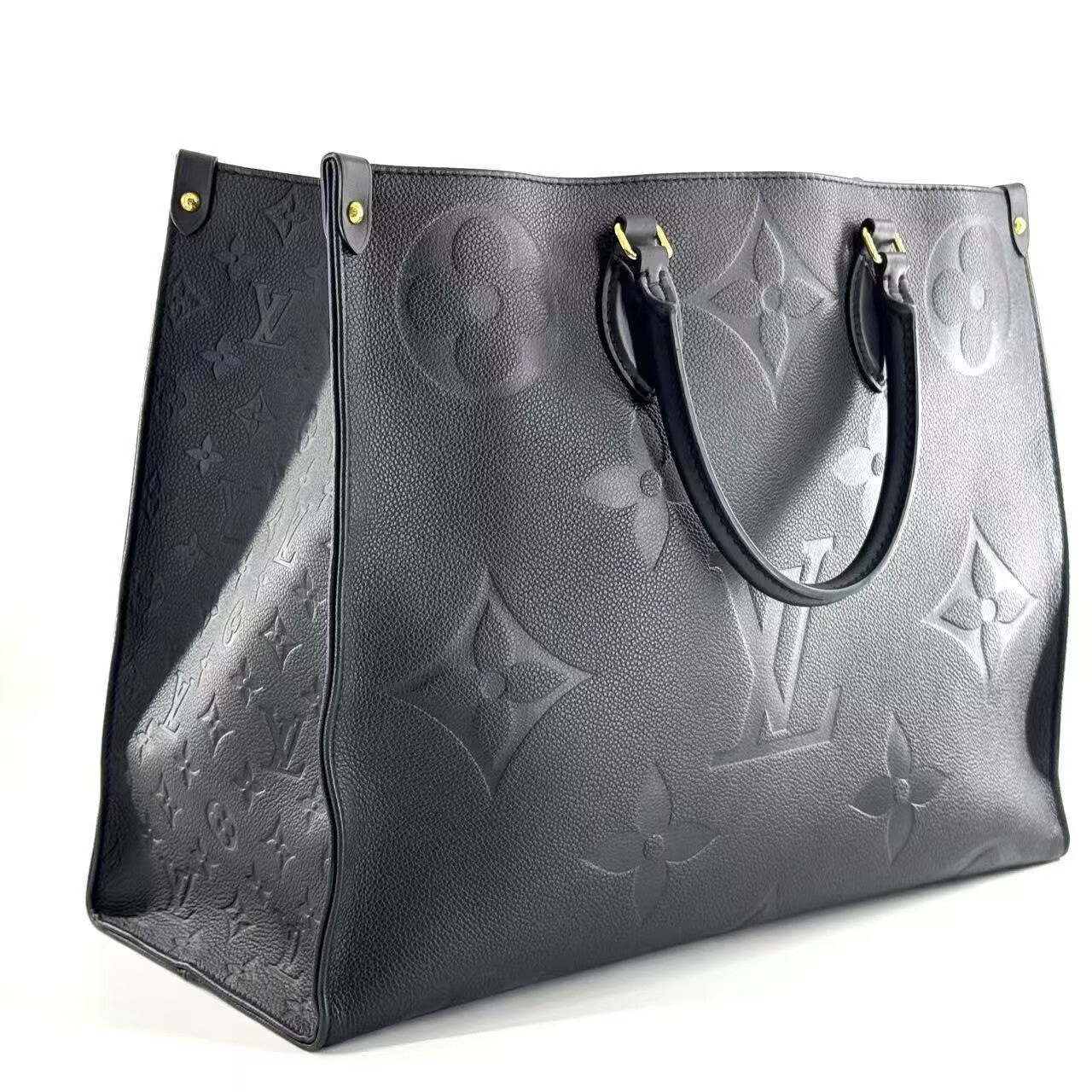 Louis Vuitton - OnTheGo GM - Monogram Empreinte leather - Black with Gold-Tone Hardware - (large)