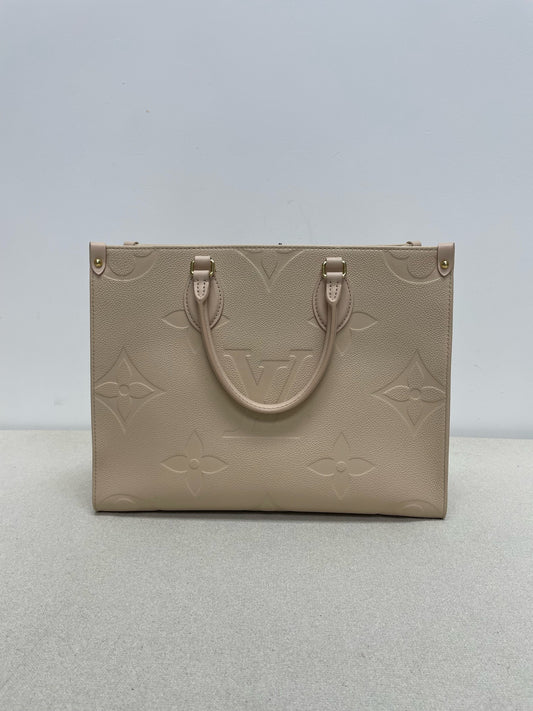 Louis Vuitton - OnTheGo - Leather - Beige - (medium)