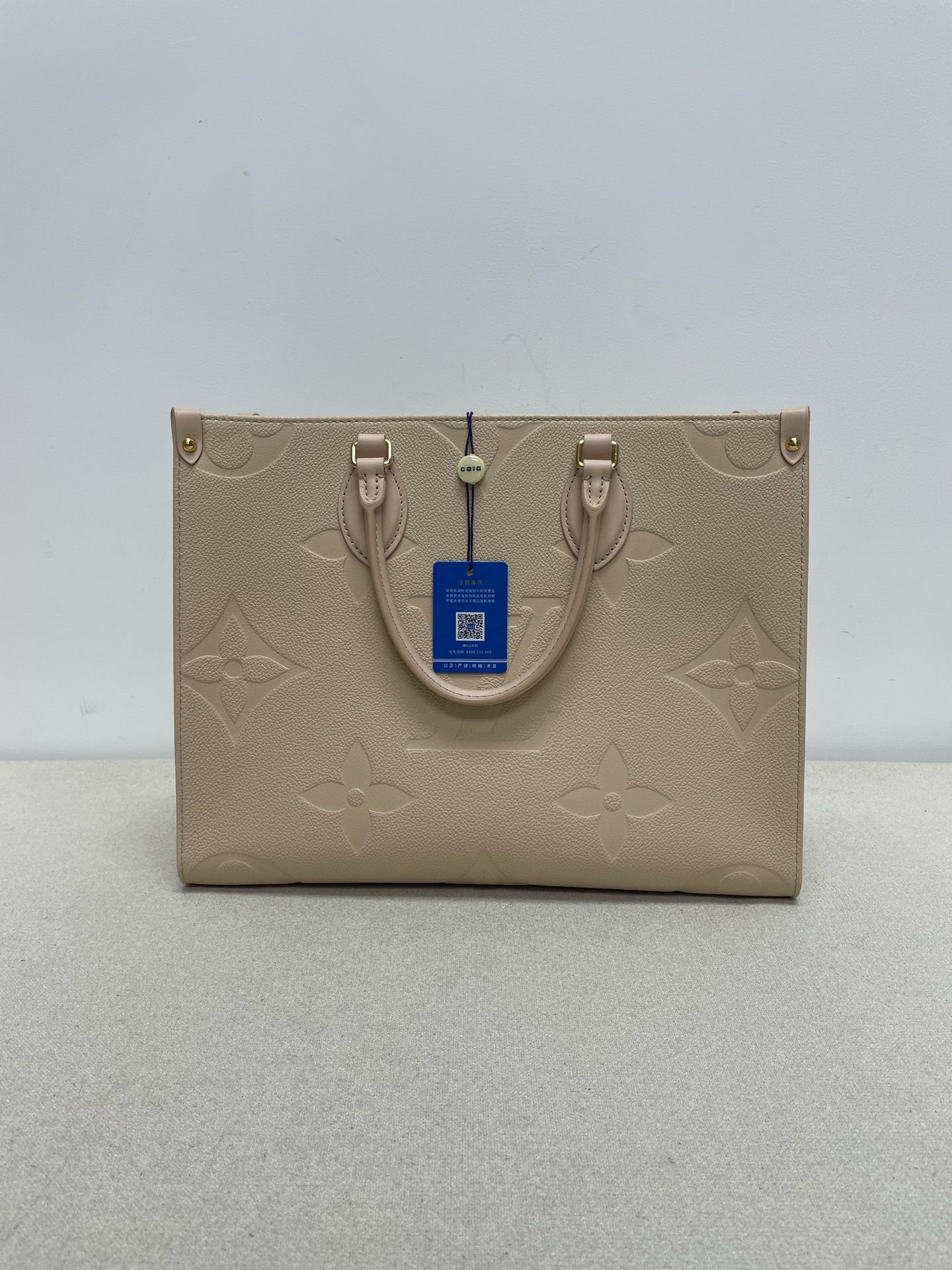 Louis Vuitton - OnTheGo - Leather - Beige - (medium)