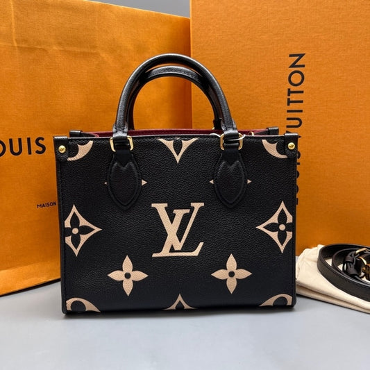 Louis Vuitton - OnTheGo - Leather - Black - (small)