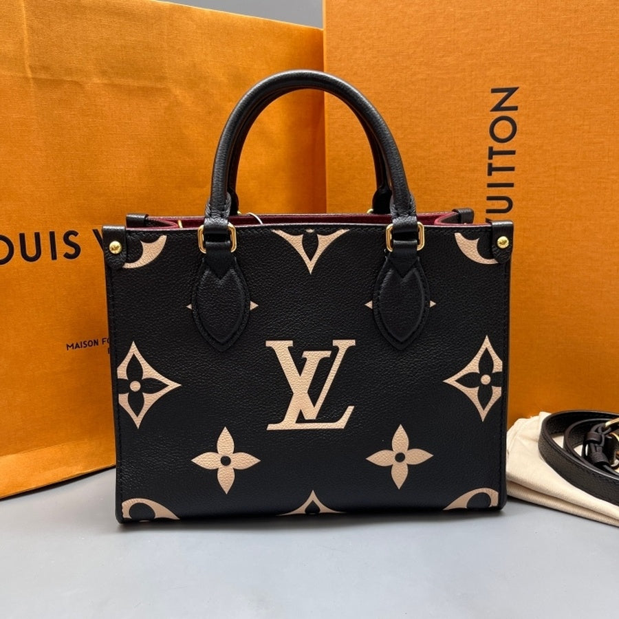 Louis Vuitton - OnTheGo - Leather - Black - (small)