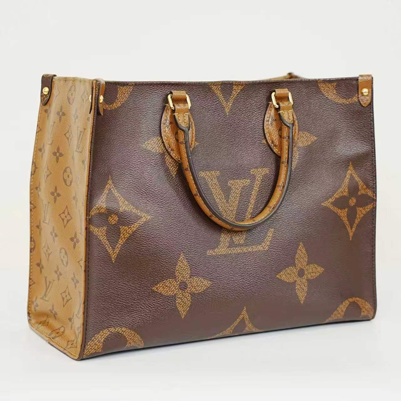 Louis Vuitton - Onthego - Leather - Brown - (Medium)
