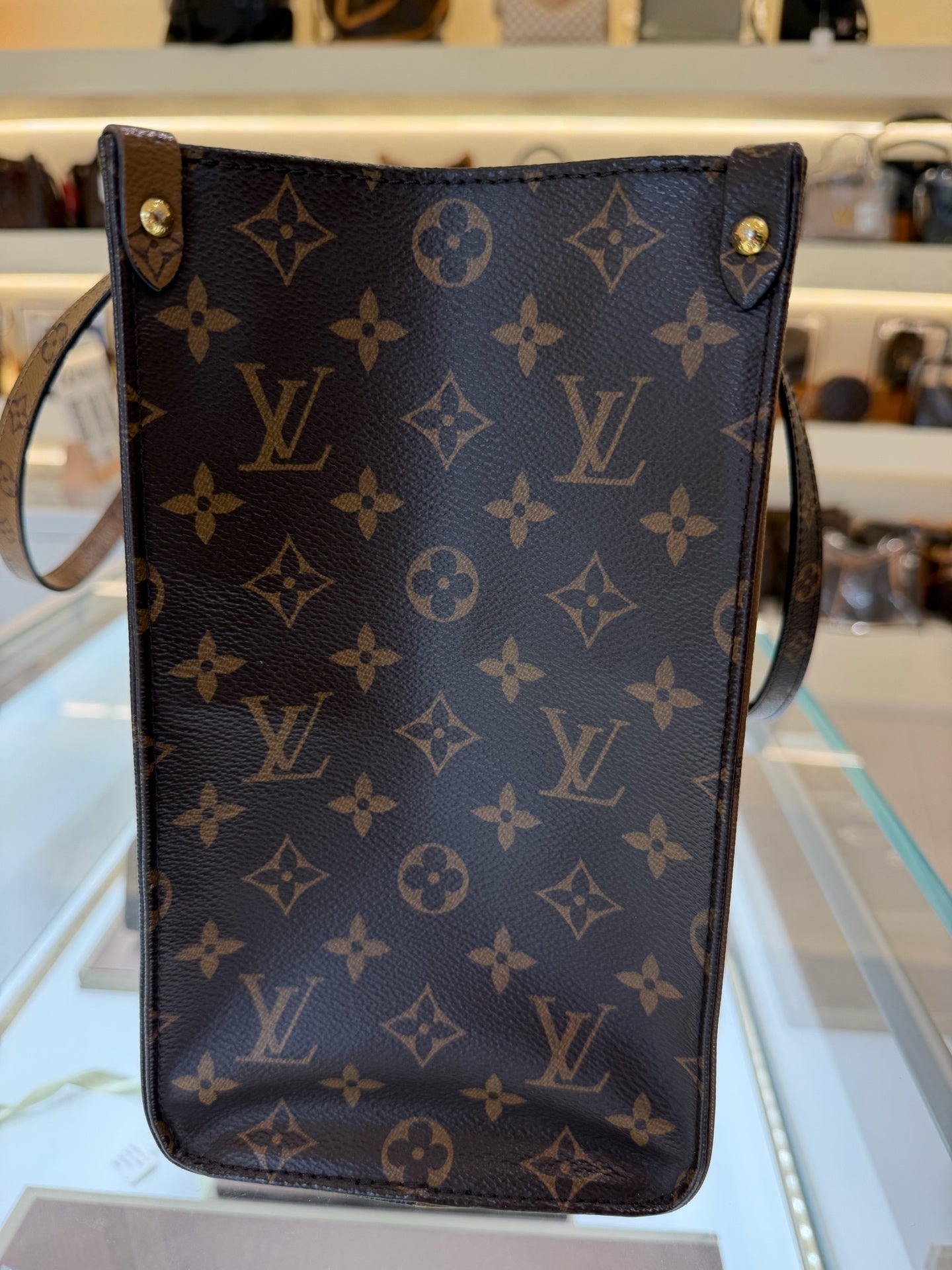 Louis Vuitton - Onthego - Leather - Brown - (Medium)