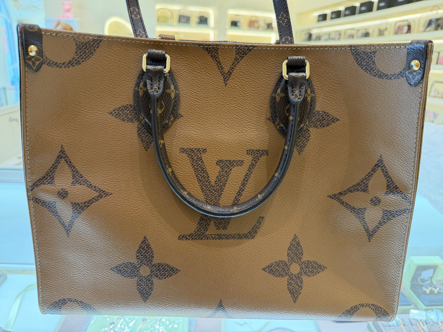 Louis Vuitton - Onthego - Leather - Brown - (Medium)