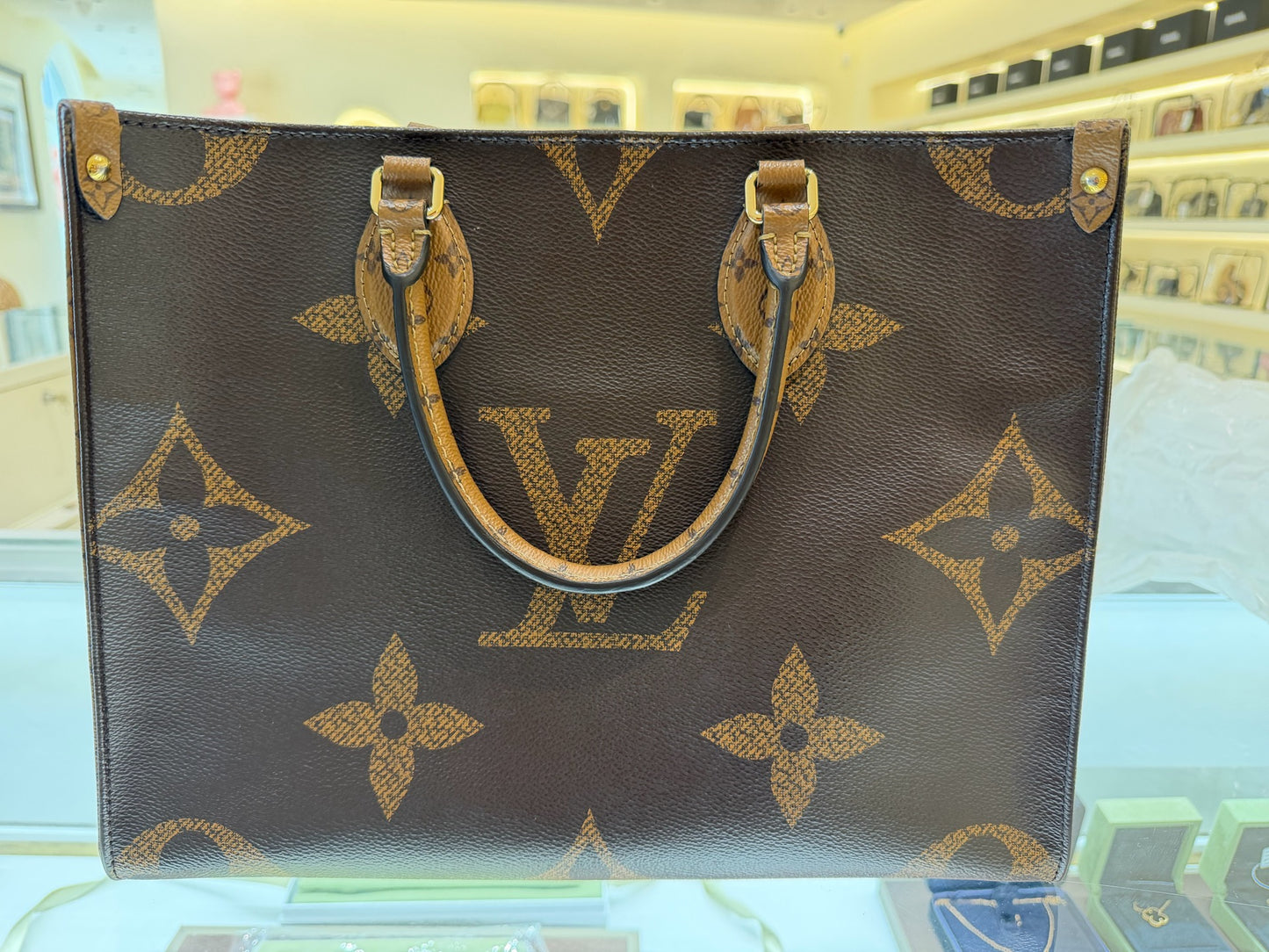 Louis Vuitton - Onthego - Leather - Brown - (Medium)