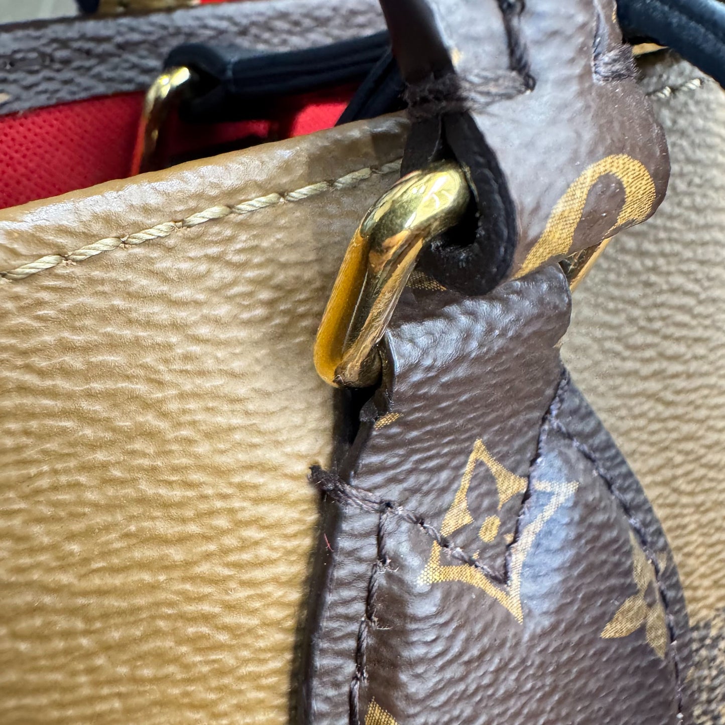 Louis Vuitton - OnTheGo MM - Synthetic - Brown - (medium)