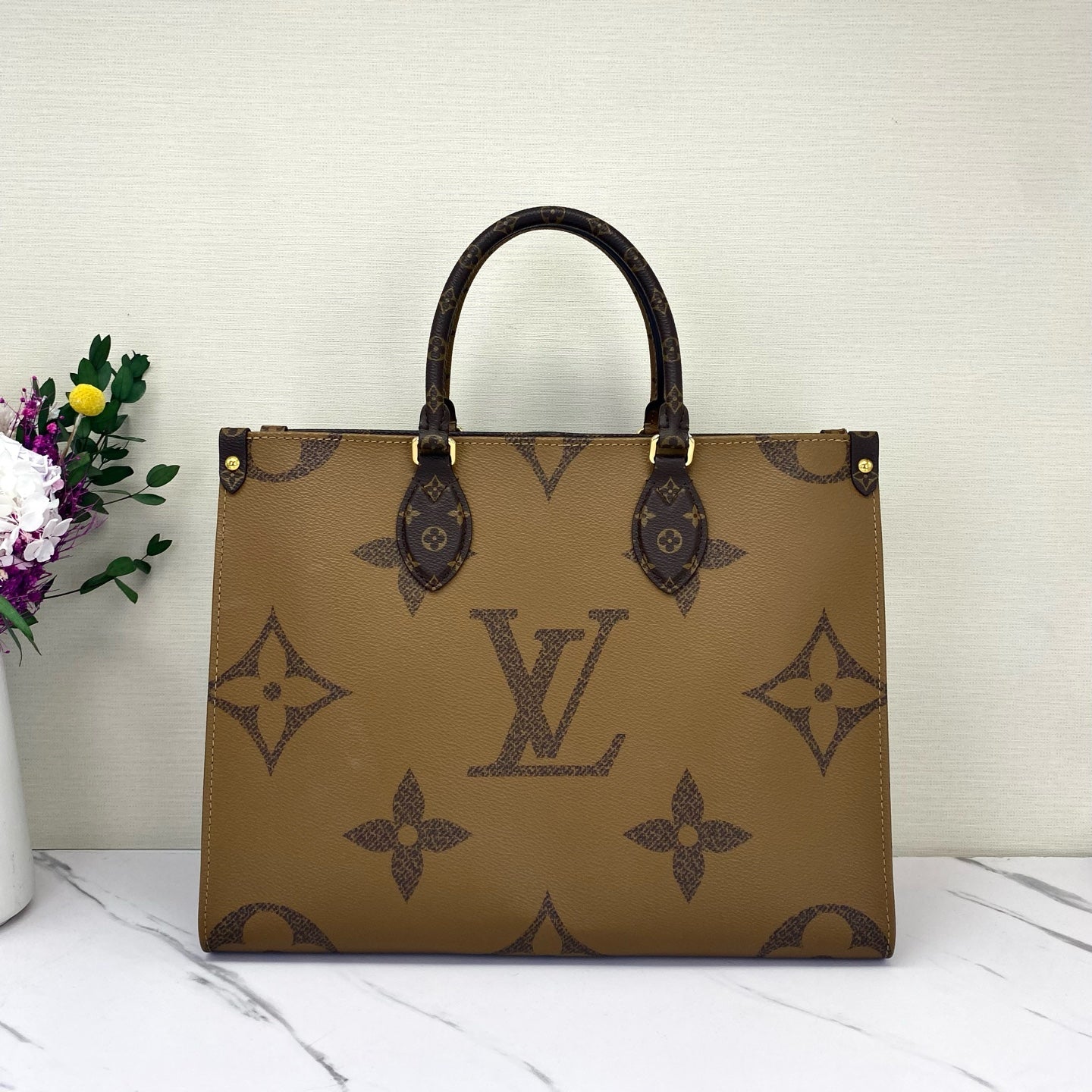 Louis Vuitton - Onthego - Synthetic - Brown - (medium)