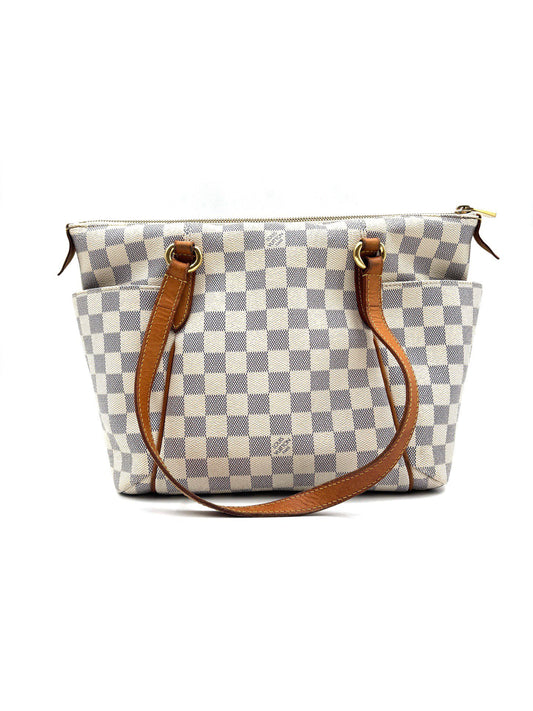 Louis Vuitton - Other - Damier Azur coated canvas with natural cowhide leather trim - White - (medium)