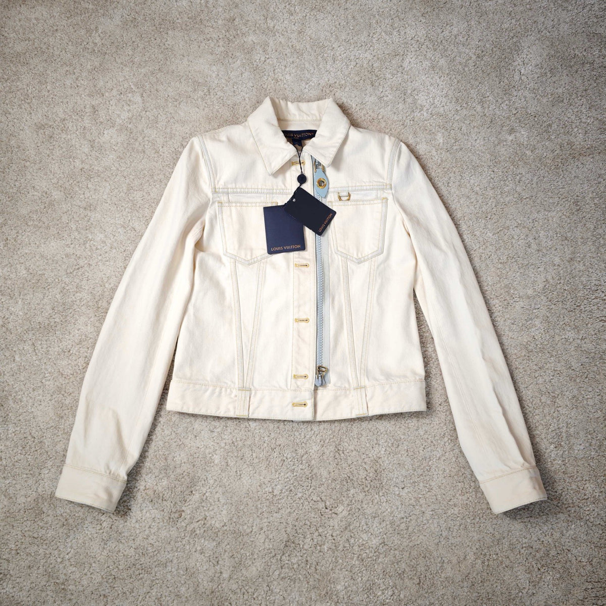 Louis Vuitton - Other - Denim - Jeans - White - (34)