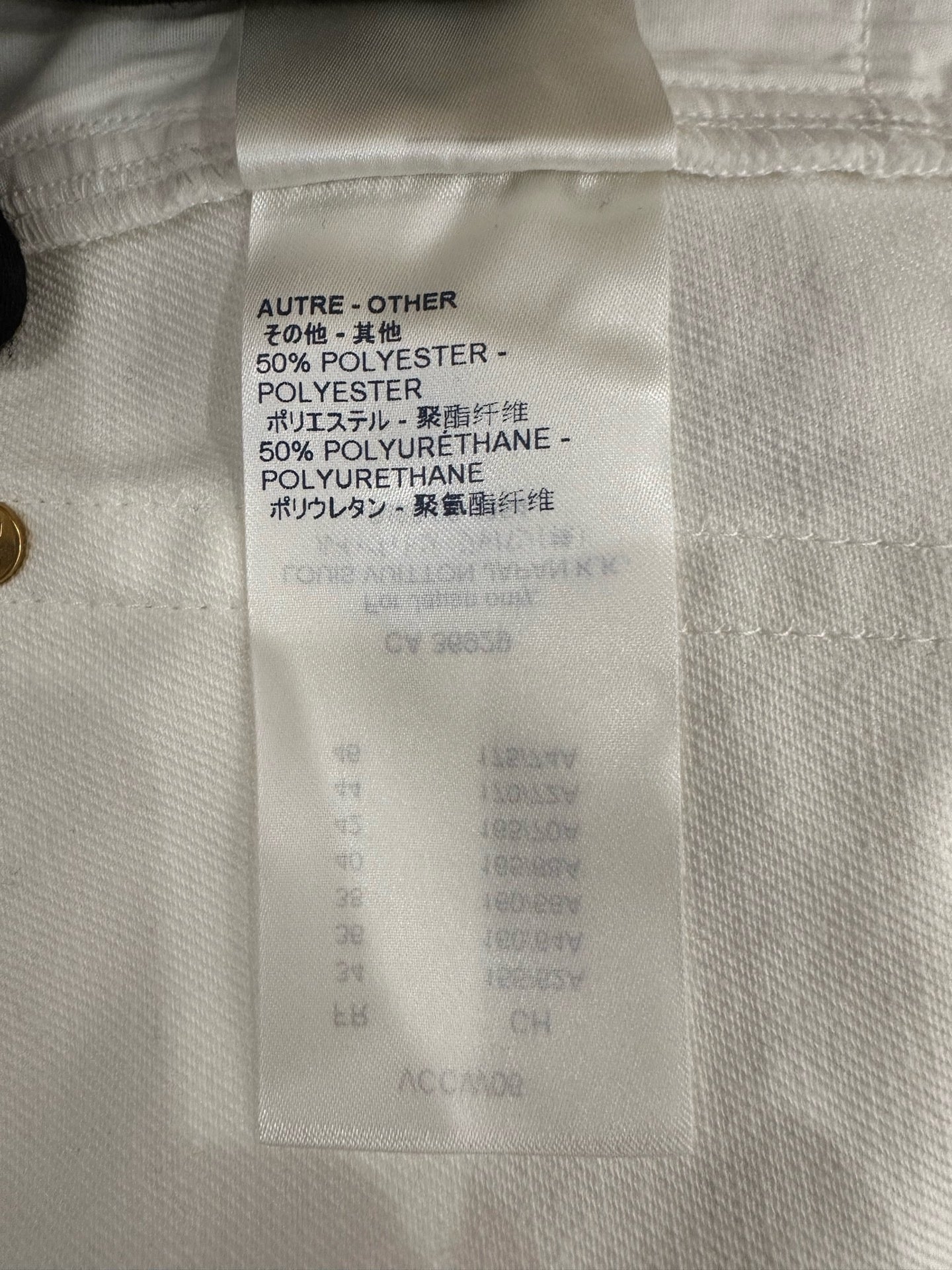 Louis Vuitton - Other - Denim - Jeans - White - (36)
