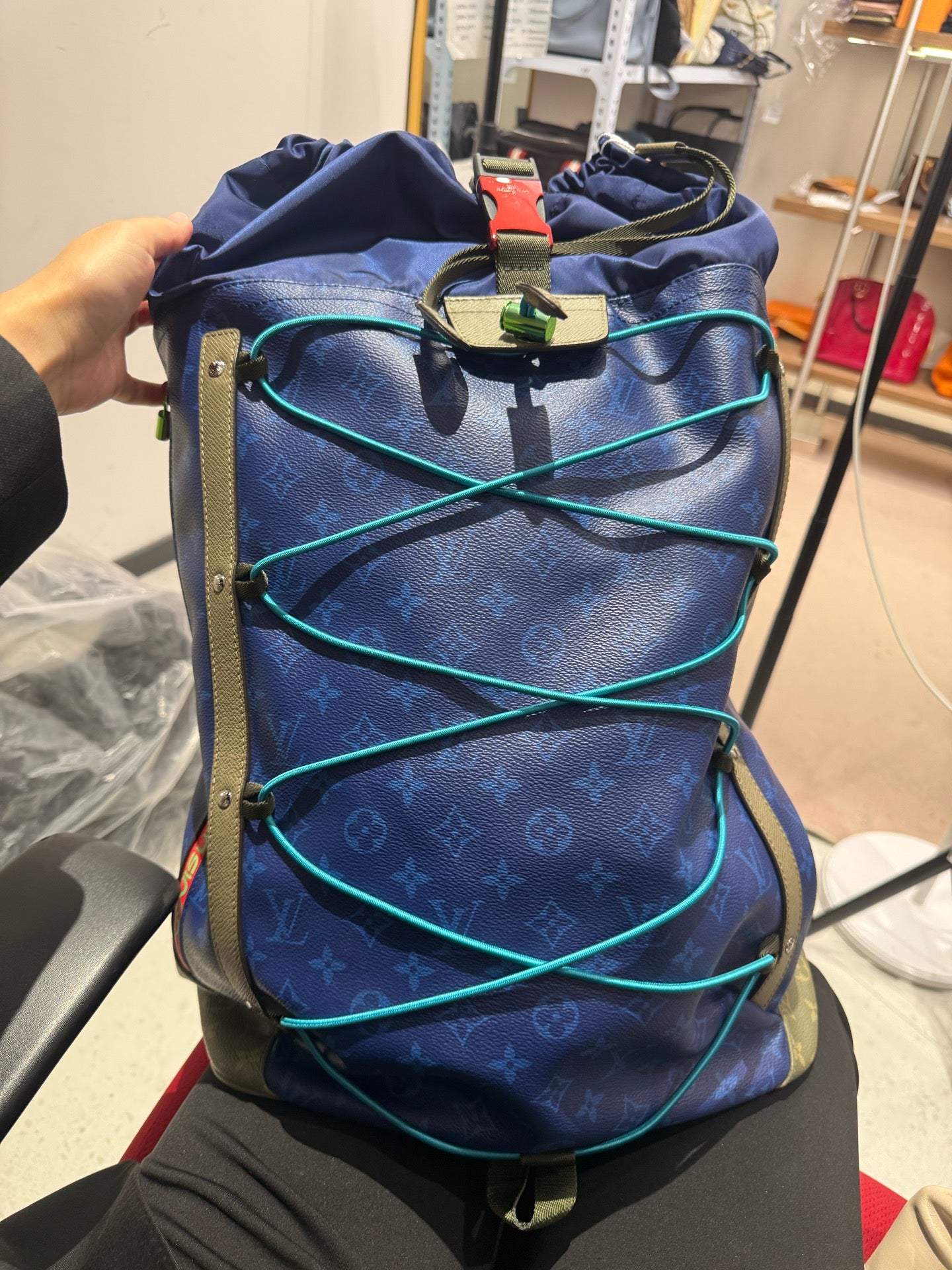 Louis Vuitton - Other - Leather - Blue - (large)