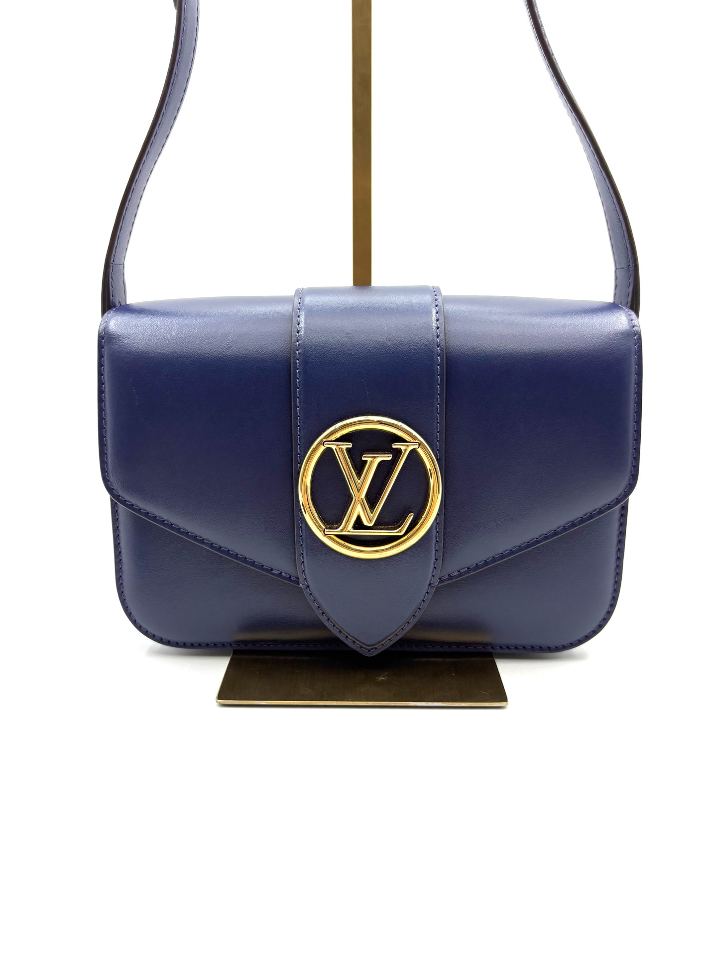 Louis Vuitton - Other - Leather - Navy - (medium)