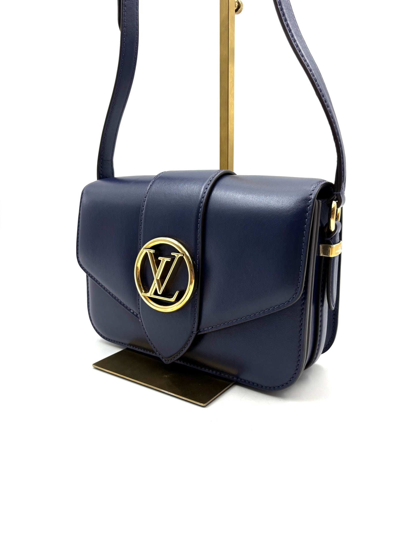 Louis Vuitton - Other - Leather - Navy - (medium)