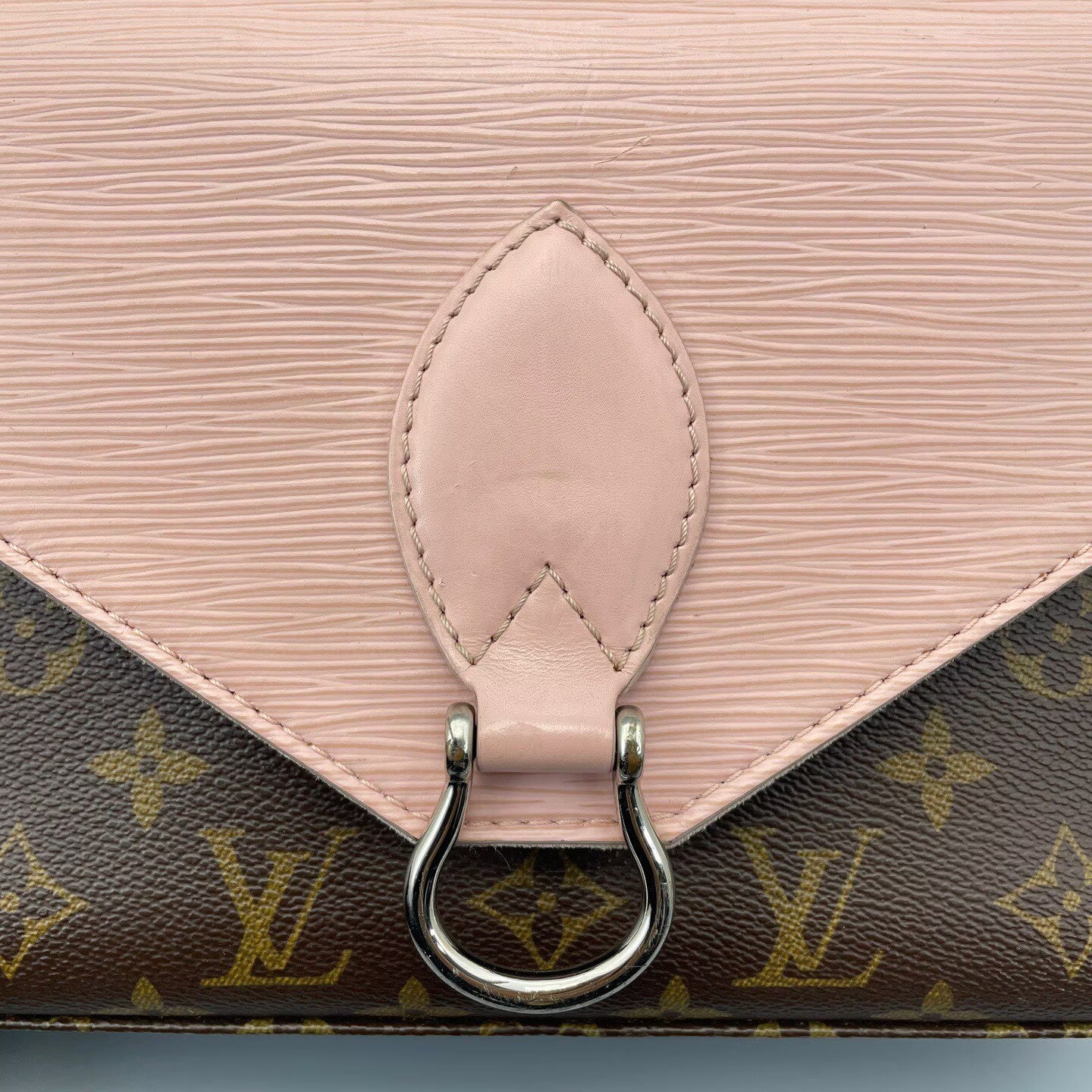 Louis Vuitton - Other - Monogram canvas with Epi leather trim - Brown and Pink with Silver-Tone Hardware - (small)