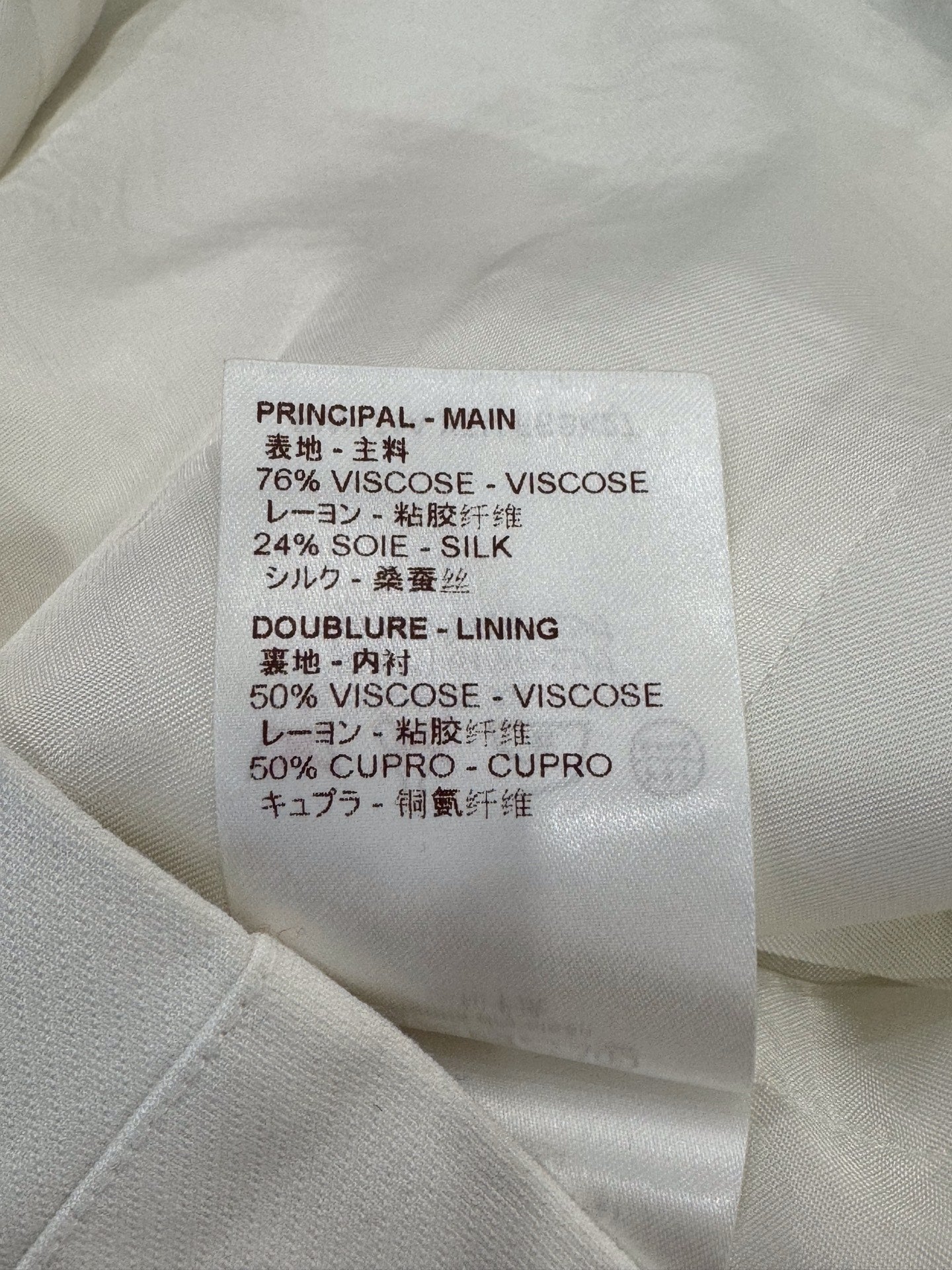 Louis Vuitton - Other - Viscose and Silk blend - White - (34)