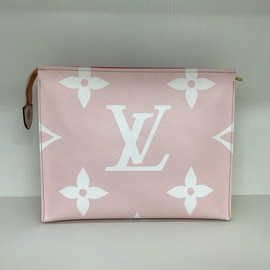 Louis Vuitton - Oversized Monogram Pouch - Coated canvas with leather trim - Multicolour - (medium)